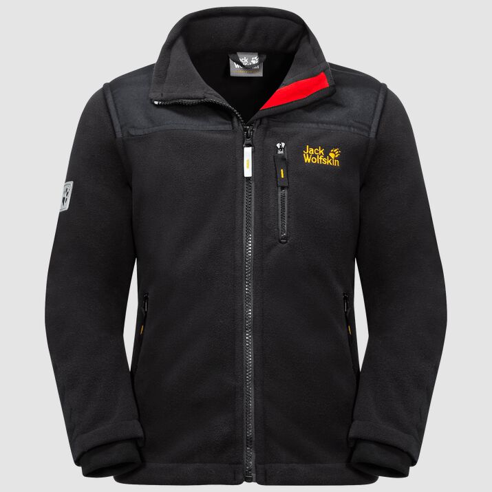 Chamarra Polar Jack Wolfskin Blizzard Niños Negros Mexico-2153867